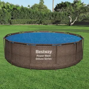 Flowclear Above Ground Fast Set 12ft Solar Swimming Pool Cover