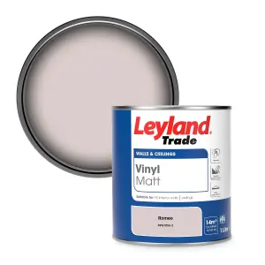 Leyland Trade Vinyl Matt Walls & Ceilings Emulsion Paint Romeo (PPG1056-2) 1L