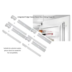 Integrated Fridge Freezer Decor Door Sliding Hinge Kit by Ufixt