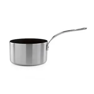 Samuel Groves Classic Non-Stick Stainless Steel Triply 18cm Saucepan with Lid