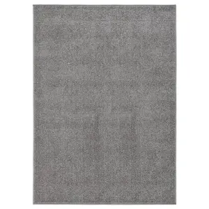 Berkfield Rug Short Pile 120x170 cm Grey