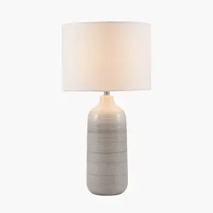 Grey Ombre Ceramic Table Lamp For Bedroom