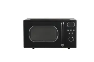 Cookology Retro Microwave 800W Freestanding 20L - RETDD20BK Black