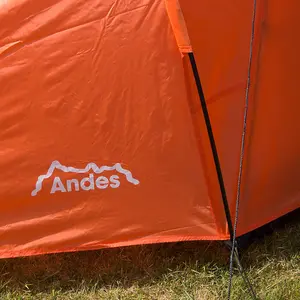 Andes 4 Person Tent - BRIGHT ORANGE