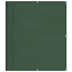 Berkfield Balcony Screen Dark Green 120x800 cm 100% Polyester Oxford