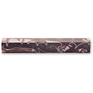 Shockwave Acrylic Pen Blank - Chocolate Whirl