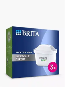 BRITA Maxtra Pro Limescale Expert Water Filter Cartridge, Pack Of 3