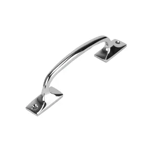 Sash Heritage Shaped Sash Handle (129mm) - Polished Chrome