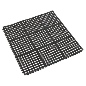 Sealey Interlocking Anti-Fatigue Matting 920 x 920mm Garage Flooring Mat MIC9292