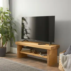 OTG Wooden TV Unit 120cm Rustic TV Stand Cabinet