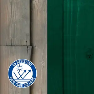 Roxil Wood Stain Preserver (1L Fir Green) - 5 Year Protection for Indoor & Outdoor Wood. No VOCs, Fast-Drying. 5 m Coverage