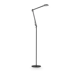 Luminosa Futura LED 1 Light Floor Lamp Black