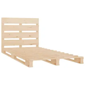 Berkfield Bed Frame 90x200 cm Solid Wood Pine