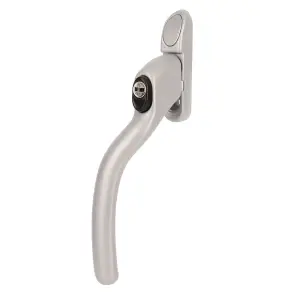 Timber Series Connoisseur Cranked Espag Window Handle - Premium Satin (Left Hand)