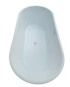 Lisna Waters LWFBS6100 1500mm x 800mm Double Ended Small Freestanding Bath