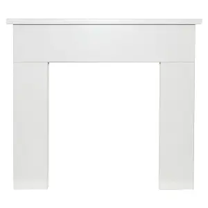 Adam Lomond White Marble Mantelpiece, 39 Inch