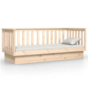 Berkfield Day Bed 90x190 cm Solid Wood Pine