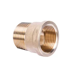 Flomasta Straight Tap connector x ¾" (L)32mm