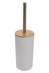 Maison by Premier Canyon White Toilet Brush Holder