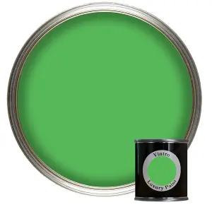 Vintro Luxury Matt Emulsion Bright Green, Multi Surface Paint for Walls, Ceilings & Wood- 125ml (Rainforest)