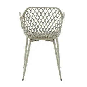 Alzugaray Dining Chair (Set of 4) Grey