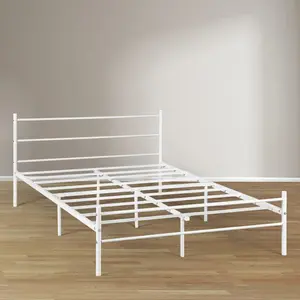 Djuna Bed Frame White / Double (4'6)