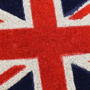 Union Jack Latex Coir Doormat 40x70cm