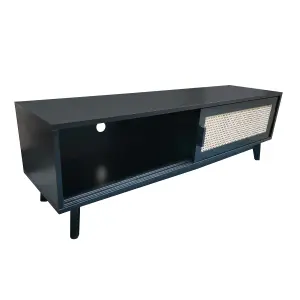 Java TV Unit, Black, W150xD45xH47cm