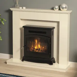 Be Modern Hemsworth 2kW Matt Electric Stove (H)618mm (W)570mm