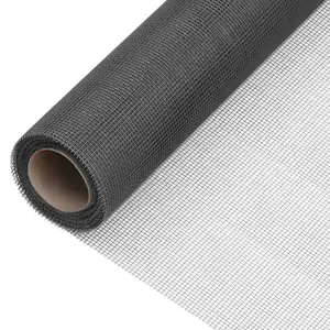 Berkfield Mesh Screen Fiberglass 112x1000 cm Black