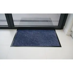 Aarianna Dirt Barrier Door Mat Blue / Rectangle 50 x 80cm