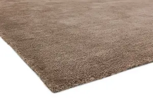 Mink Plain Modern Easy to clean Rug for Dining Room Bed Room and Living Room-120cm X 170cm