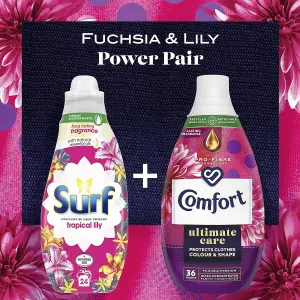 Comfort Ultimate Care Fabric Conditioner Fuschia 36 Washes 540ML