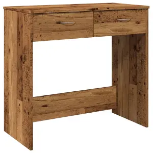 Berkfield Desk Old Wood 80x40x75 cm Engineered Wood