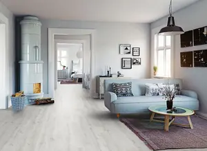 Kaindl Gloss 8mm - Fresco Snow - Laminate Flooring - 2.2m² Pack