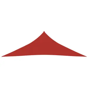 Berkfield Sunshade Sail 160 g/m2 Red 3.5x3.5x4.9 m HDPE