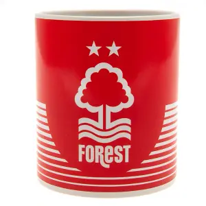 Nottingham Forest FC Line Mug Red/White (9cm x 8cm)