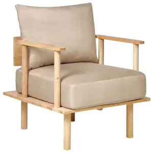 Armchair ASKER Fabric Sand Beige