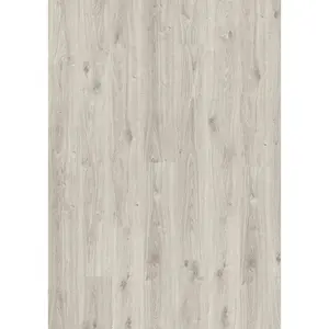 Premi Melk Grey Oak Grey Wood Effect 7mm Thick Laminate Flooring For All Room except Bathroom & Wet Area 2.493 m²Per Pack