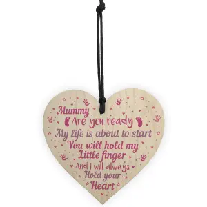 Red Ocean Mummy To Be Baby Shower Gifts Heart New Baby Gift Plaque Mummy To Be From Bump Gifts