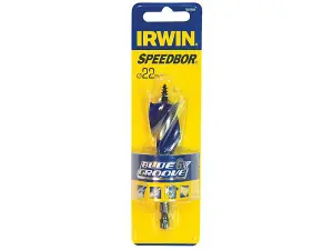 IRWIN Blue Groove 6X Stubby Wood Bit 22 x 100mm