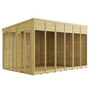 BillyOh Switch Pent Tongue and Groove Summerhouse - 12x8 - 11mm Thickness