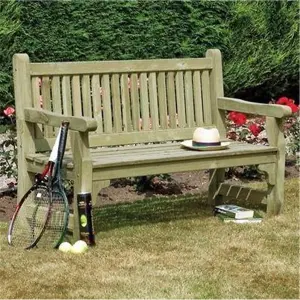 5ft Deluxe Softwood Garden Bench