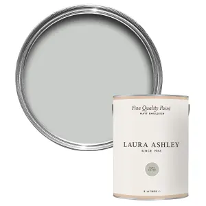 Laura Ashley Soft Silver Matt Emulsion paint, 5L