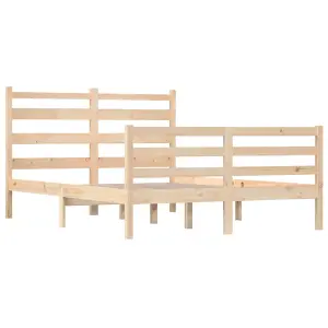 Berkfield Bed Frame Solid Wood Pine 160x200 cm