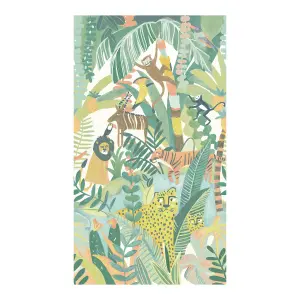 GoodHome Viridian Green Jungle Matt Mural