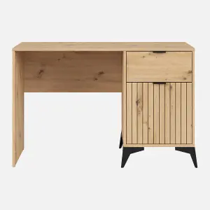 Lammy Desk with Storage 120cm - Artisan Oak