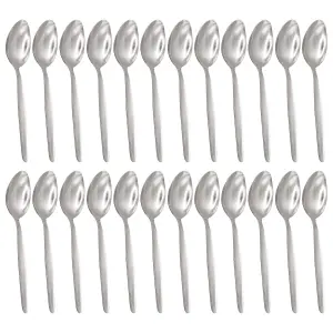 Economy Stainless Steel Dessert Spoons - 19cm - Pack of 24