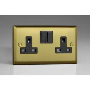 Wall Mounted Socket Brass