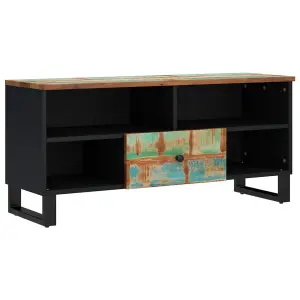 Berkfield TV Cabinet 100x33x46 cm Solid Wood Reclaimed&Engineered Wood